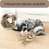 Interactive Cat Toy Flapping Bird with Catnip Rechargeable Simulation Bird Cat Toys Touch Activated Fluffy Plush Toys for Cats