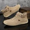 2024 Новая мужская повседневная обувь большого размера, противоскользящая повседневная спортивная обувь с высоким берцем, дизайнерская модная мужская обувь ручной работы, размеры 38-48