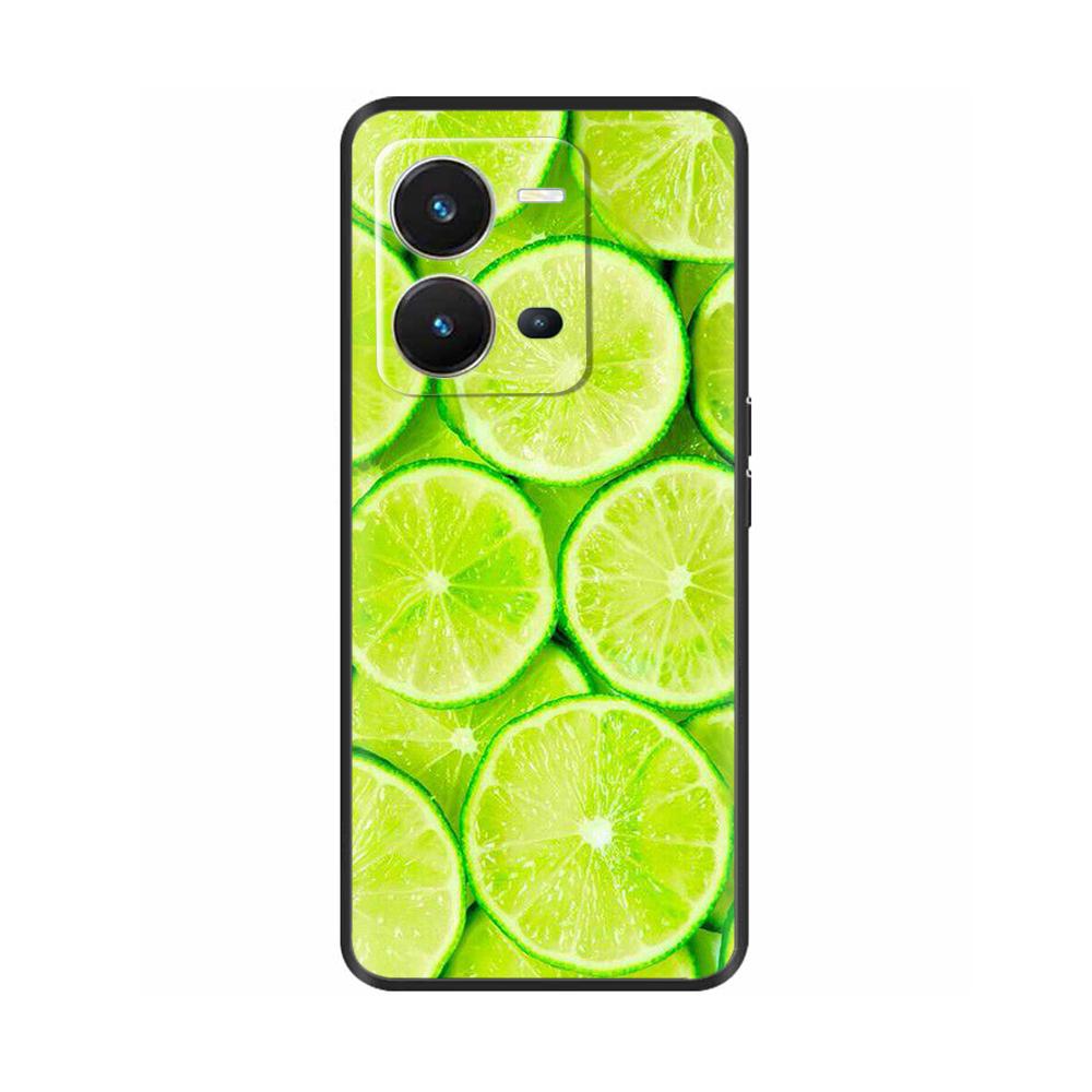 Cute Silicon Phone Case For Vivo X80 Lite 5G Case 2022 Black Silicone Soft TPU Back Cover for vivo X80 Lite X80Lite Bumper Capas
