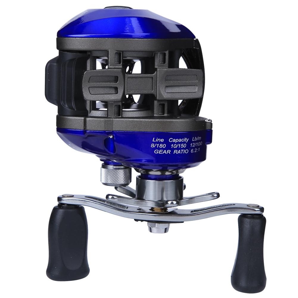 14 Axles Casting Reel Long Shot Anti Explosive Line Magnetic Force Brake Fishing Wheel Tackle(Left Hand )