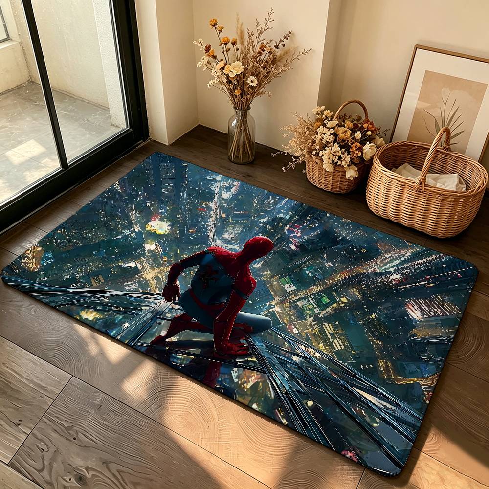Cool-S-spider-M-manS Carpet Bathroom Anti-slip Mat Door Mat Home Decoration Mat Entrance Door Mat Scratch-resistant Door Mat