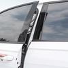 Для Land Rover Lr2 Freelander 2 2006-2015 Наклейки на стойки B C Piano Black, Легкие высокие накладки на окна из ПК, Антицарапающиеся аксессуары