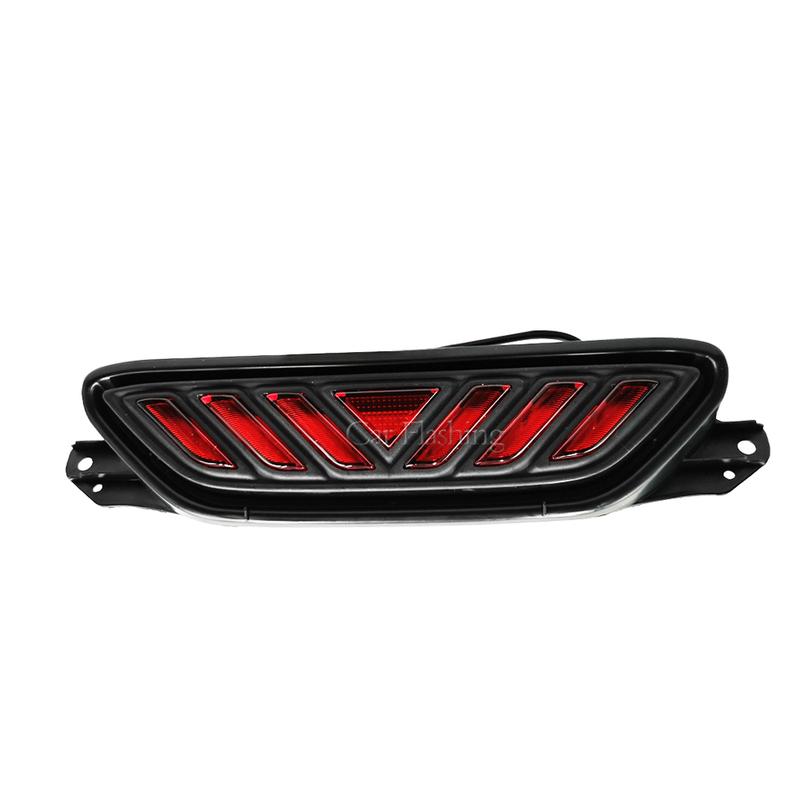 Car LED Reflector Lamp For Tovota C-HR CHR 2018     Rear Fog Lamp Rear BumperBrake Light