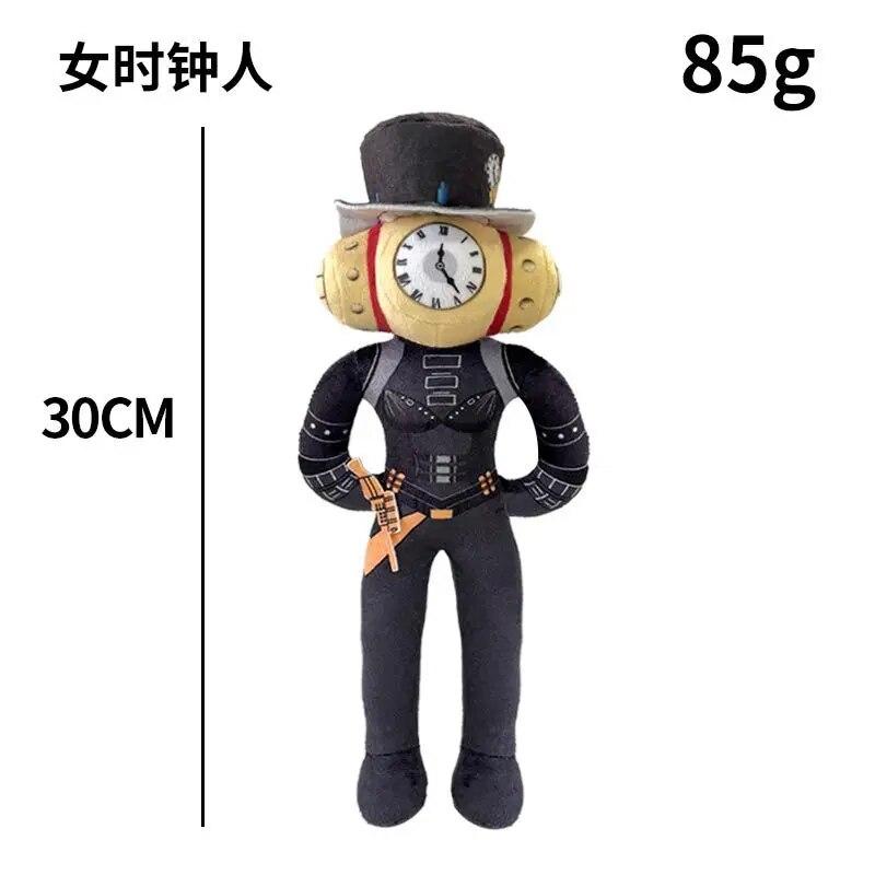 1/6/12 шт. Skibidi туалет плюшевая игрушка Титан ТВ человек босс туалет мультяшные куклы мягкая кукла Рождественский подарок на день рождения для детей