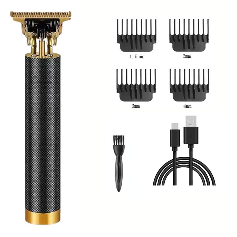 Цельнометаллическая винтажная машинка T9, женская машинка для стрижки волос, парикмахерская, профессиональная машинка для стрижки, 0 мм, триммер для носа и ушей, отделка для мужчин