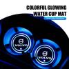 2Pcs LED Car Cup Holder Mat 7 Colors USB Charging For Volvo XC60 XC40 XC90 S60 S90 V60 V90 EX30 EX40 EX90 V40 XC70 C40 Recharge
