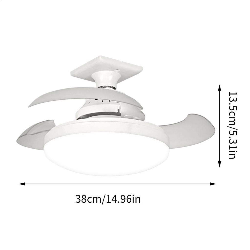 Летний светодиодный потолочный вентилятор с пультом и светом, экономичный, бесшумный, выдвижной, для веранд, гаражей