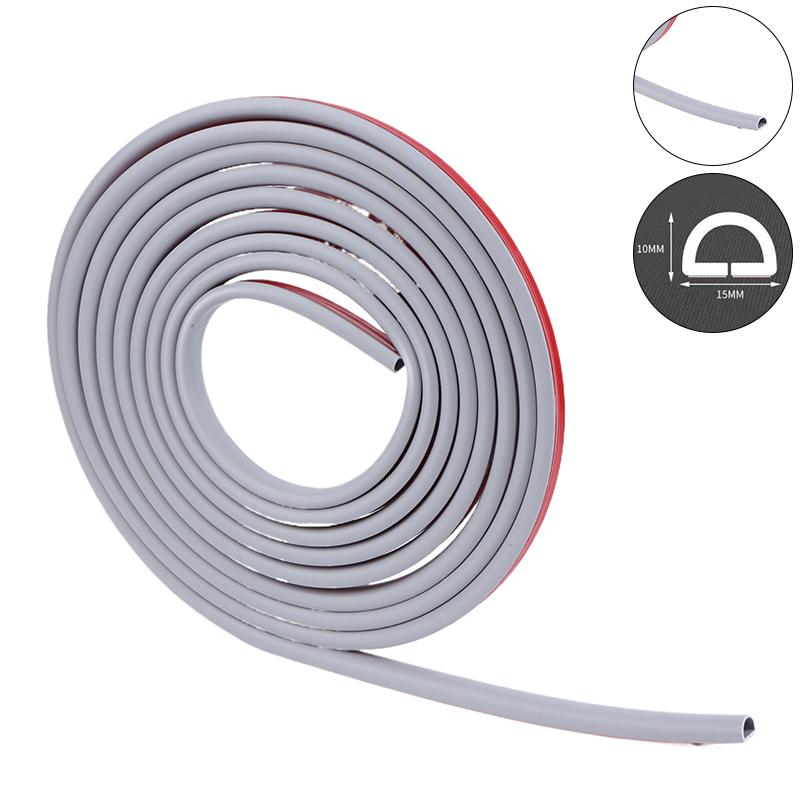 3/5meters PVC Floor Cord Cover Sheaths Flexible Electrical Conduit Cable Protectors Self-adhesive Cable Hiders