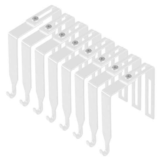 2/4/6/8/10Pcs Adjustable Outdoor Light String Hooks Rustproof Strong Load-bearing String Light Hanger Hooks Cable Cord Holders