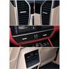 2pcs Silver AC Vent Toggle Piece Outlet Clip Strip For Porsche Cayenne 2018-
