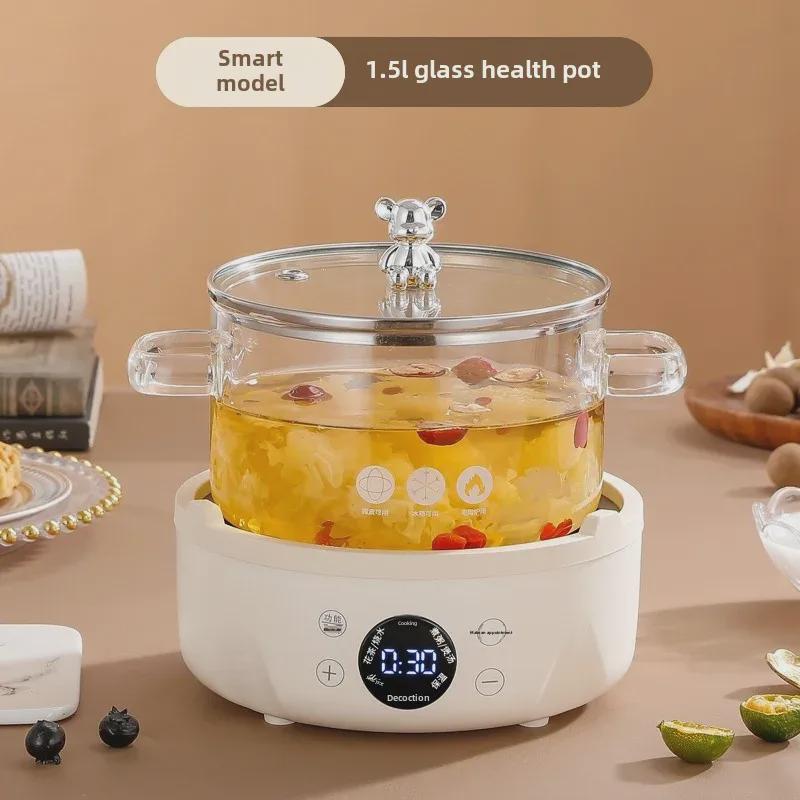 Многофункциональный стеклянный чайник: Компактный дизайн для дома или офиса