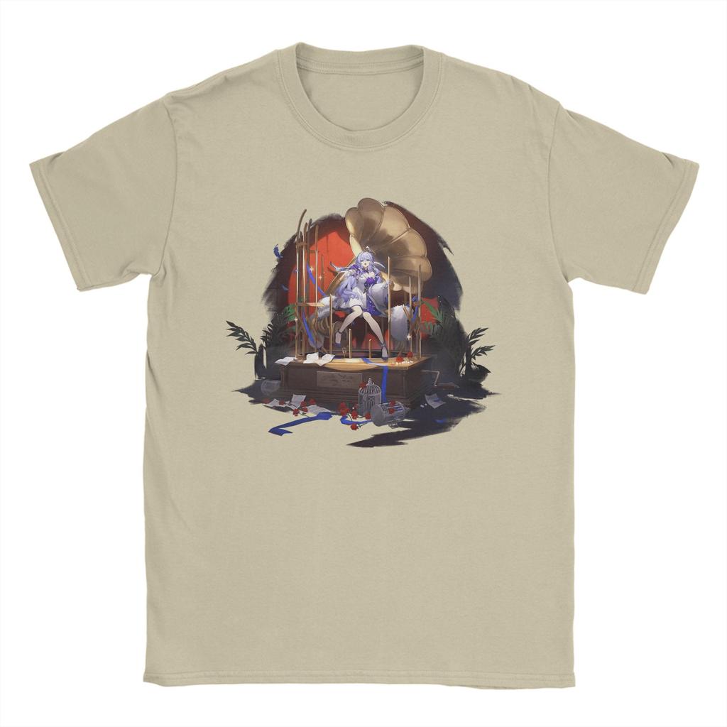 Robin Game Stars Rails--Honkai Men's T Shirt Honkai Novelty Tees Short Sleeve O Neck T-Shirt Cotton Unique Clothing