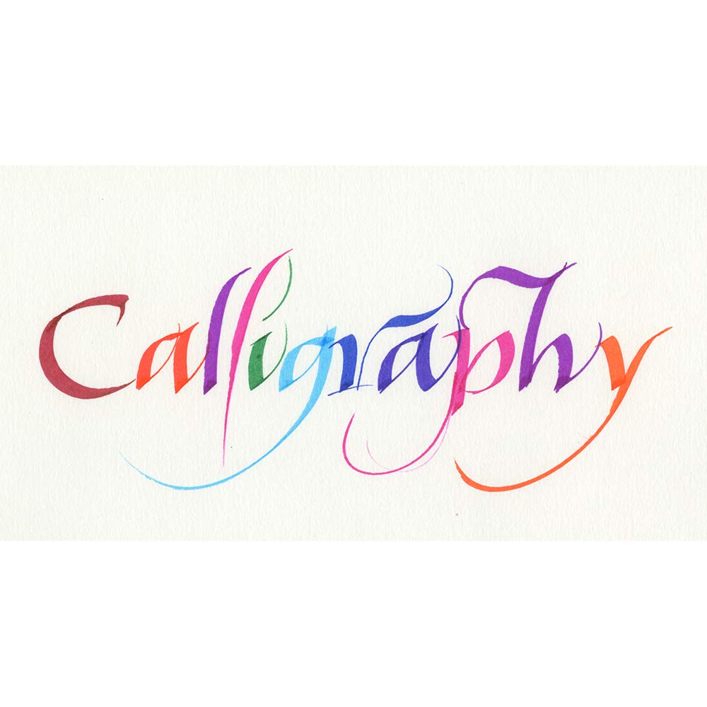 Kuretake ZIG Calligraphy II Water-Based Pen Set, 24 Colors, TC-3100/24V - Ideal for Artistic Writing & Scrapbooking