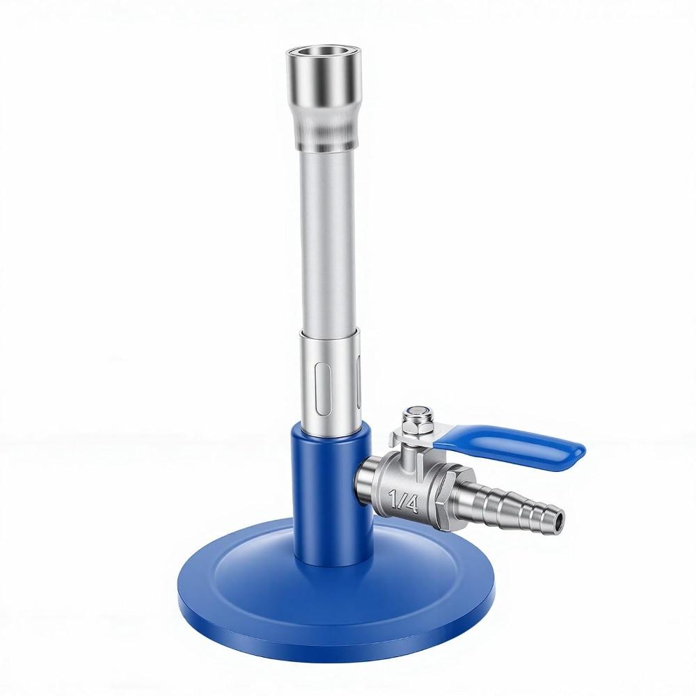 Air Vent Adjustment Gas Burner 1200 Threaded Needle Valve Laboratory Burner  For Laboratory
