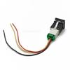 1 Pc Car Red LED DRL Light Packing Radar Power On Off Camera Mirror Switch Button For VW Golf 6 Jetta 5 MK5 Scirocco Accessories