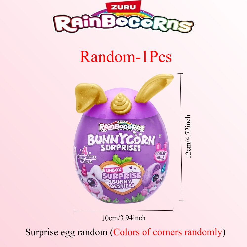 ZURU Rainbocorns Plush Toy Surprise Egg Blind Box Puppycorn Bunny Collectible Doll for Gift Fairycorn Pets Alive2