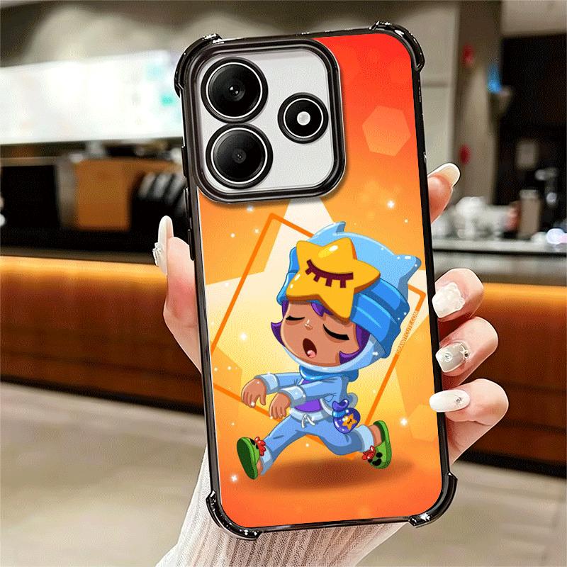 Мультяшные Звезды Игр Мягкий Чехол Для Телефона Для Xiaomi Redmi Note 14 15 Pro Plus 13 12 11S 11T 5G 10 9S 9 Покрытие Противоударный Fundas