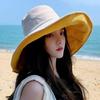 Anti-UV Bucket Hat Double-Sided Fisherman Cap Spring Summer Panama Hat  Women Men