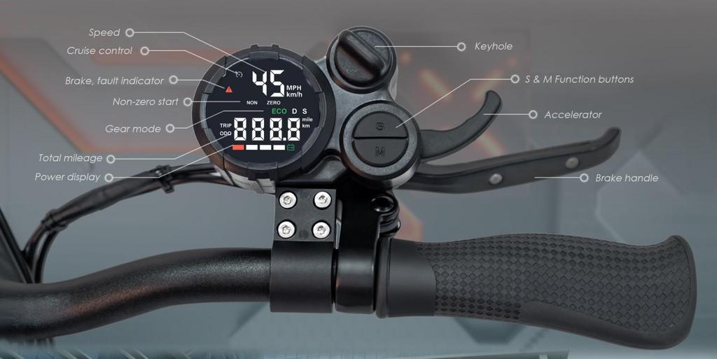 Складной электрический самокат Kukirin M4 Max, 10-дюймовые колеса, двигатель 800 Вт, аккумулятор 48 В 18 Ач, максимальный запас хода 64 км, максимальная скорость 45 км/ч