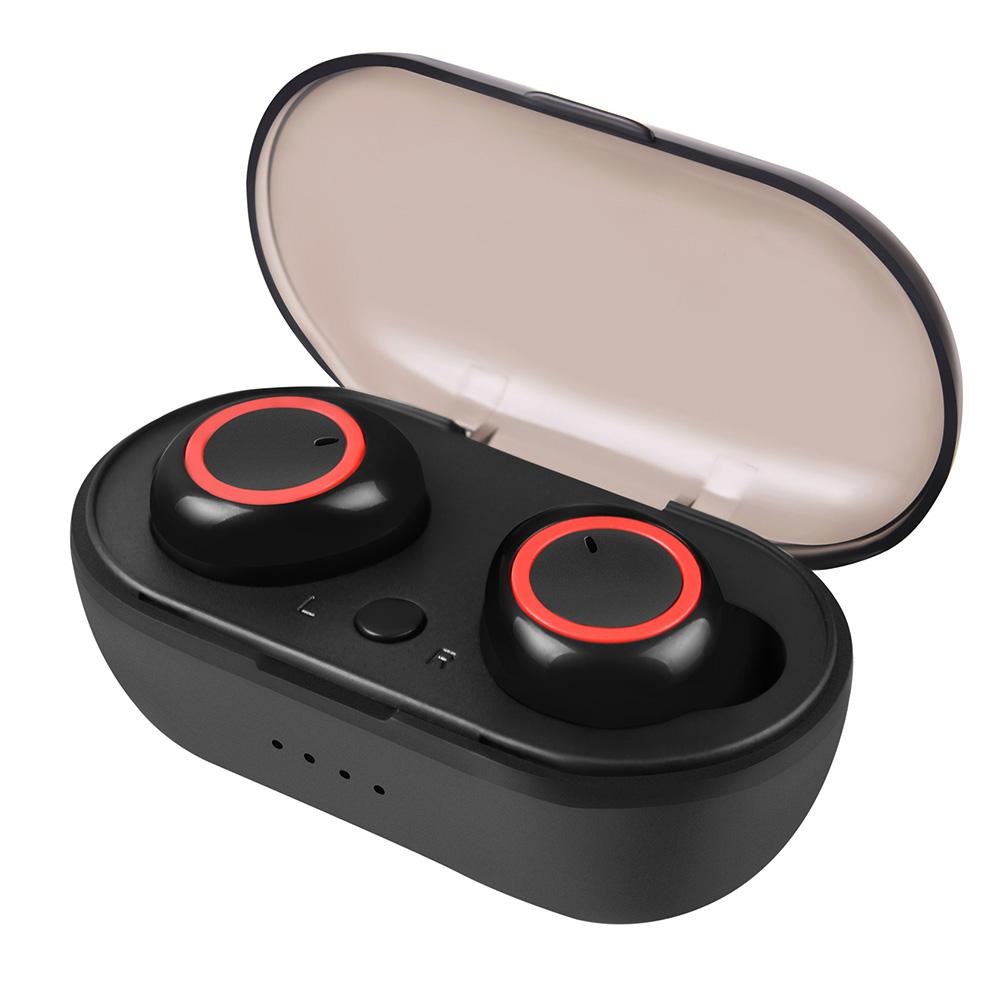 TWS Mini Bluetooth беспроводные наушники магнитная зарядка бинауральные наушники для спортивных звонков черный