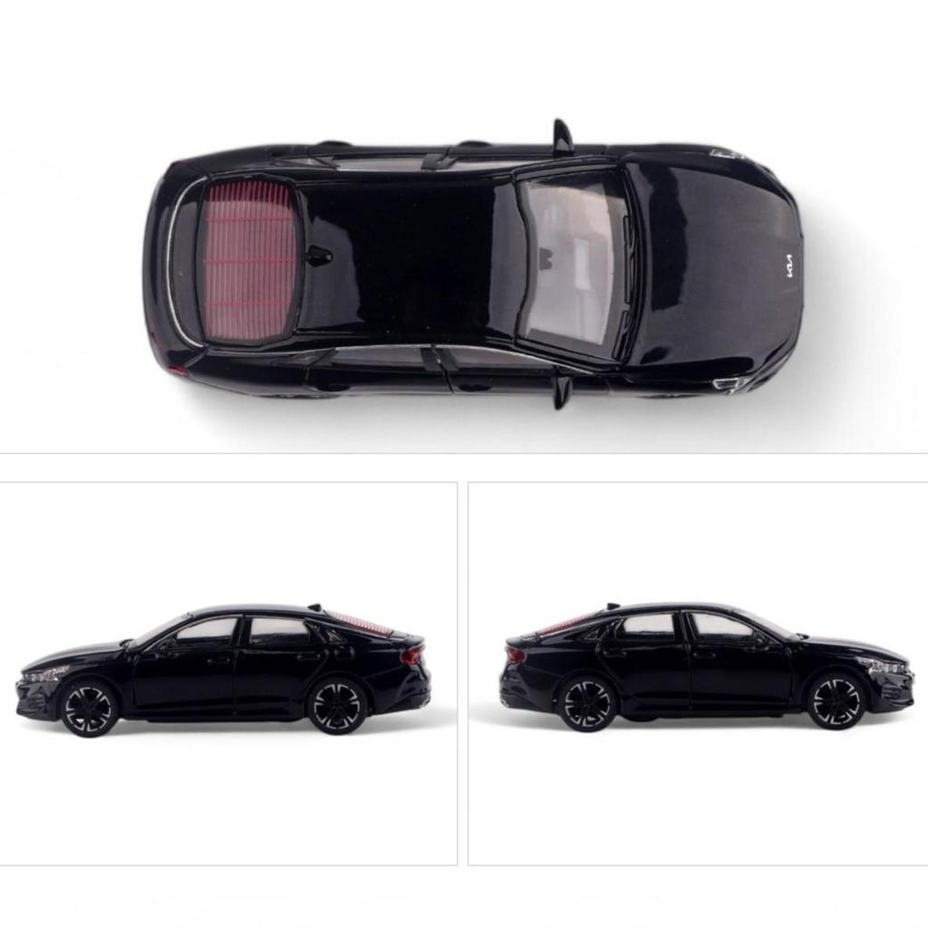 Официальная литая модель автомобиля Kia K5 2022 года (Белый / Черный / Синий 3 Цвета)