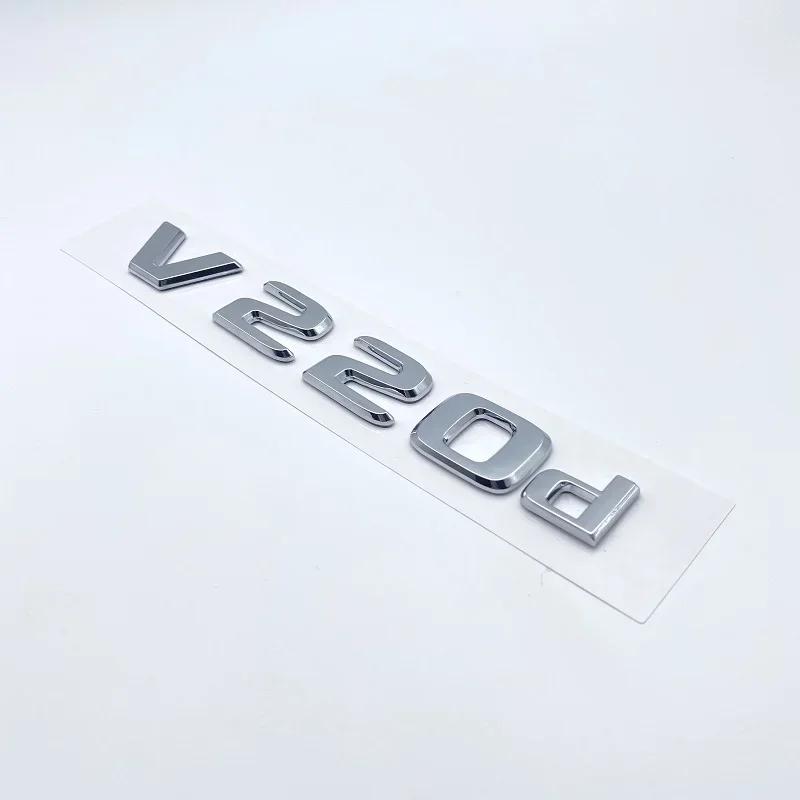 3D буквы V250d V300d NIGHT EDITION ABS эмблема для Mercedes Benz V-Class W447 Значок на крыло автомобиля Наклейка с логотипом на крышку багажника IX6