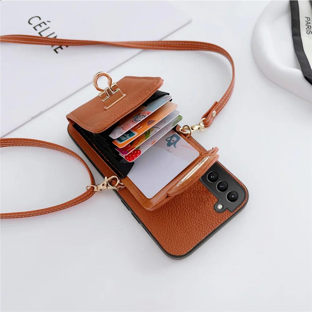 Чехол через плечо для Samsung Galaxy S23 S21 FE S25 S24 S22 Ultra Plus A54 A53 A52S A52 A34 A33 A25 A23 A22 A14 A13 5G A24 A12