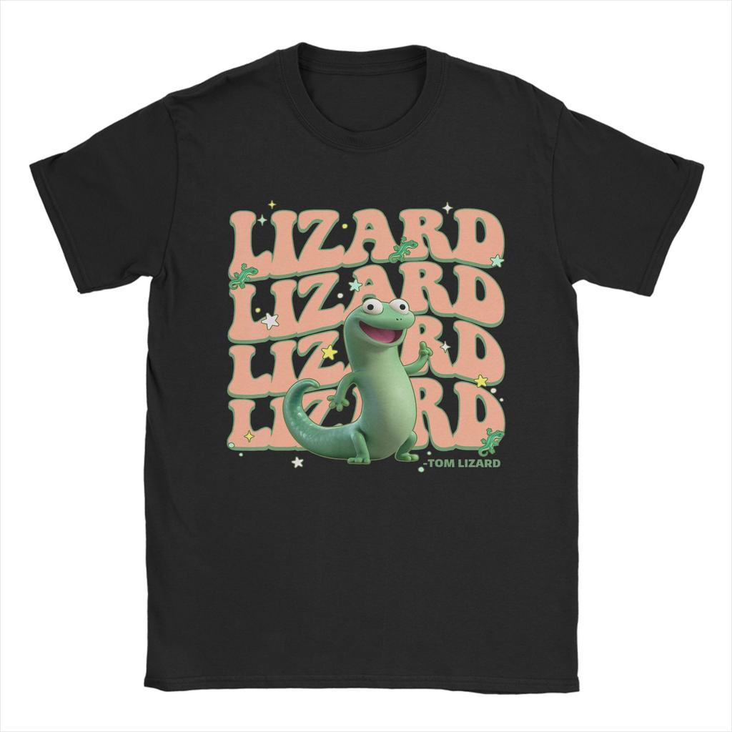 Unisex Hoppers Tom Lizard Retro Text T Shirts Cotton Clothing Funny Short Sleeve Round Neck Tees Birthday Present Tshirts