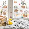 Easter Eggs Cute Bunny Bedroom Living Room Entrance Home Background Beautification Wall Stickers