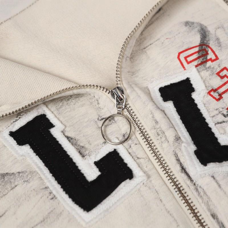 Мужская винтажная хлопковая толстовка с капюшоном Streetwear с графическим принтом Пуловер Свитшот Осень 2025