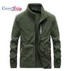 Уютные мужские флисовые куртки с молнией, легкие уличные походные куртки, зимние пальто