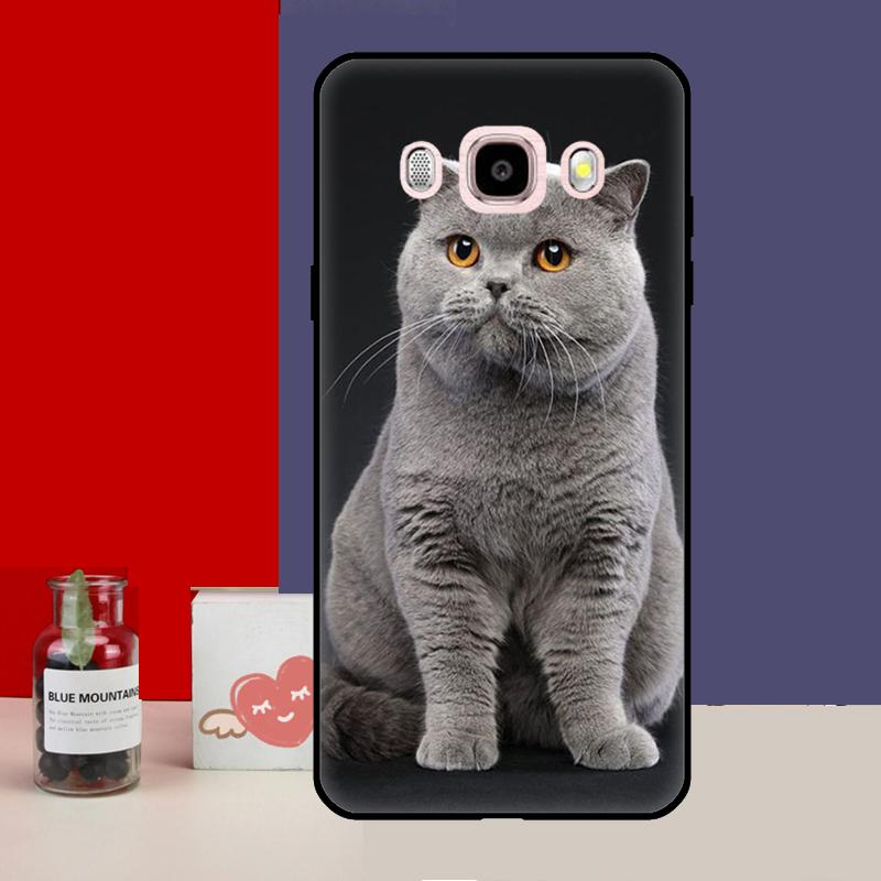 Чехол с британским короткошерстным котом для Samsung Galaxy J7 J5 J3 J1 A3 A5 2017 2016 J4 J6 Plus A6 A7 A8 A9 2018 задняя крышка