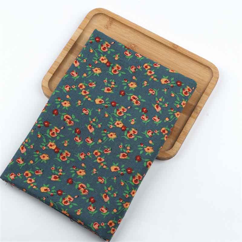 Хлопковая и льняная набивная ткань Ткань Богемная одежда Скатерть Стиль ретро Износостойкая и долговечная Штора Этнический стиль Красивый цвет