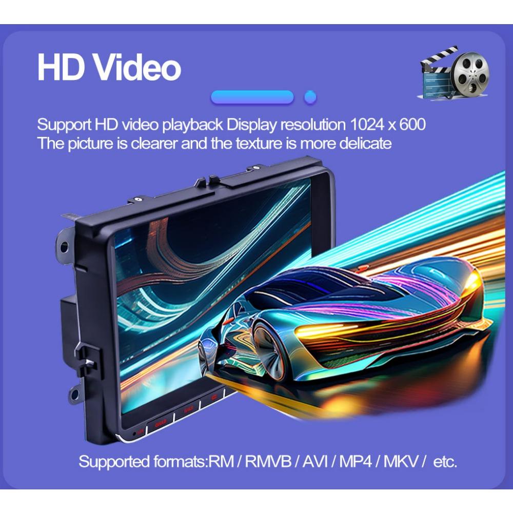 Car Radio Multimedia Player For Volkswagen/Golf/Polo/Tiguan/Passat/b7/b6/SEAT/Leon/Skoda/Octavia 2 Din Android Carplay GPS Autoradio 1+32GB