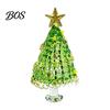 Office Holiday Table Decor Hand Blown Glass Christmas Tree Figurine, Mini Tabletop Small Gifts Xmas Ornament, Handmade Desktop Decoration Unique