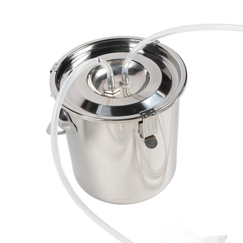 3L automatic portable vacuum milking machine, suitable for dairy cows, electric design, with 2 milk collection cups