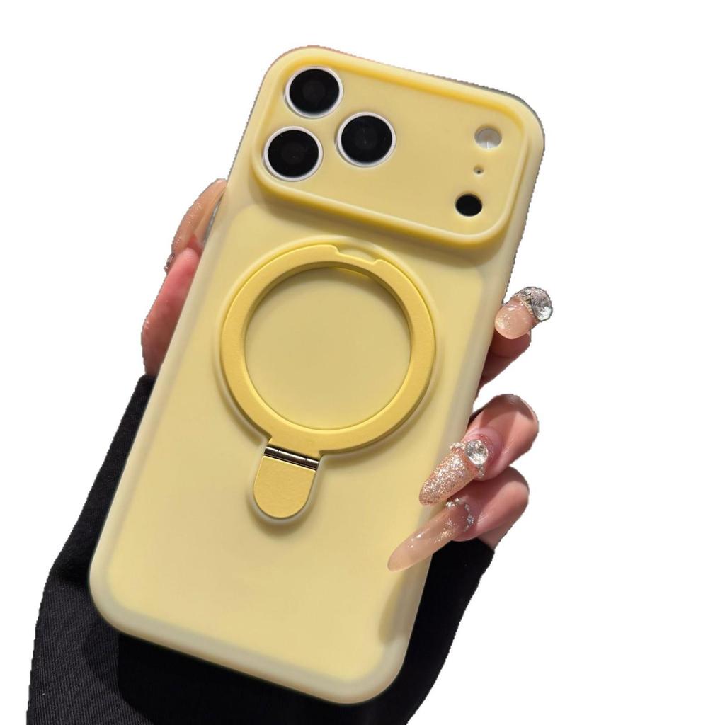 Силиконовый магнитный чехол-подставка Dopamine для iPhone 17 Pro – Защитный чехол «Мороженое AI»