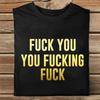 ZIMOXUAN Summer Fashion Male Female Cotton Print T-Shirt Tees Punk Rock Hip-hop Lovers Shameless T-shirt
