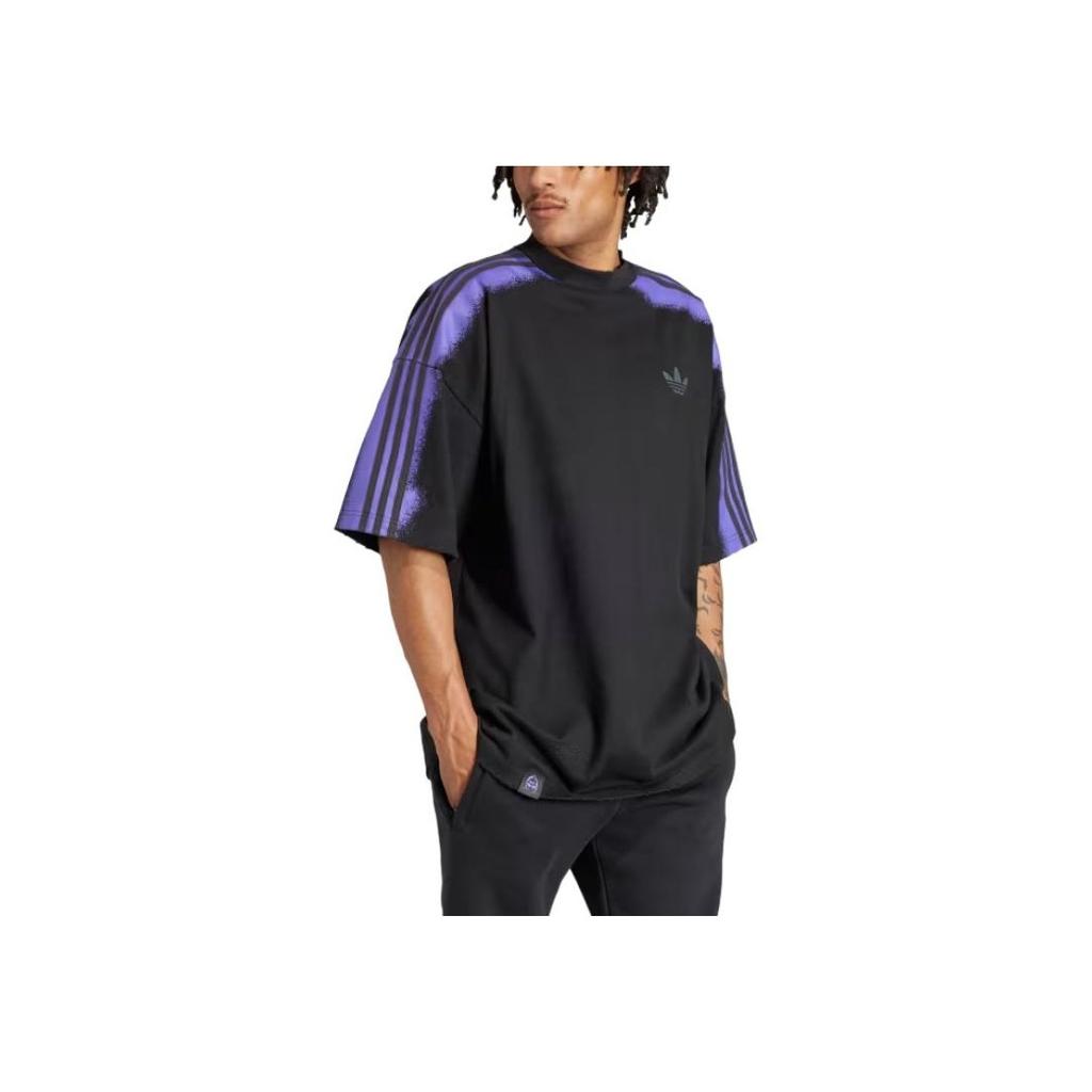 Adidas Футболка унисекс с логотипом Originals X Youth Of Paris v1, черная IU3311