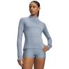 Under Armour Женская футболка с длинным рукавом и молнией на 1/2 для бега Velociti