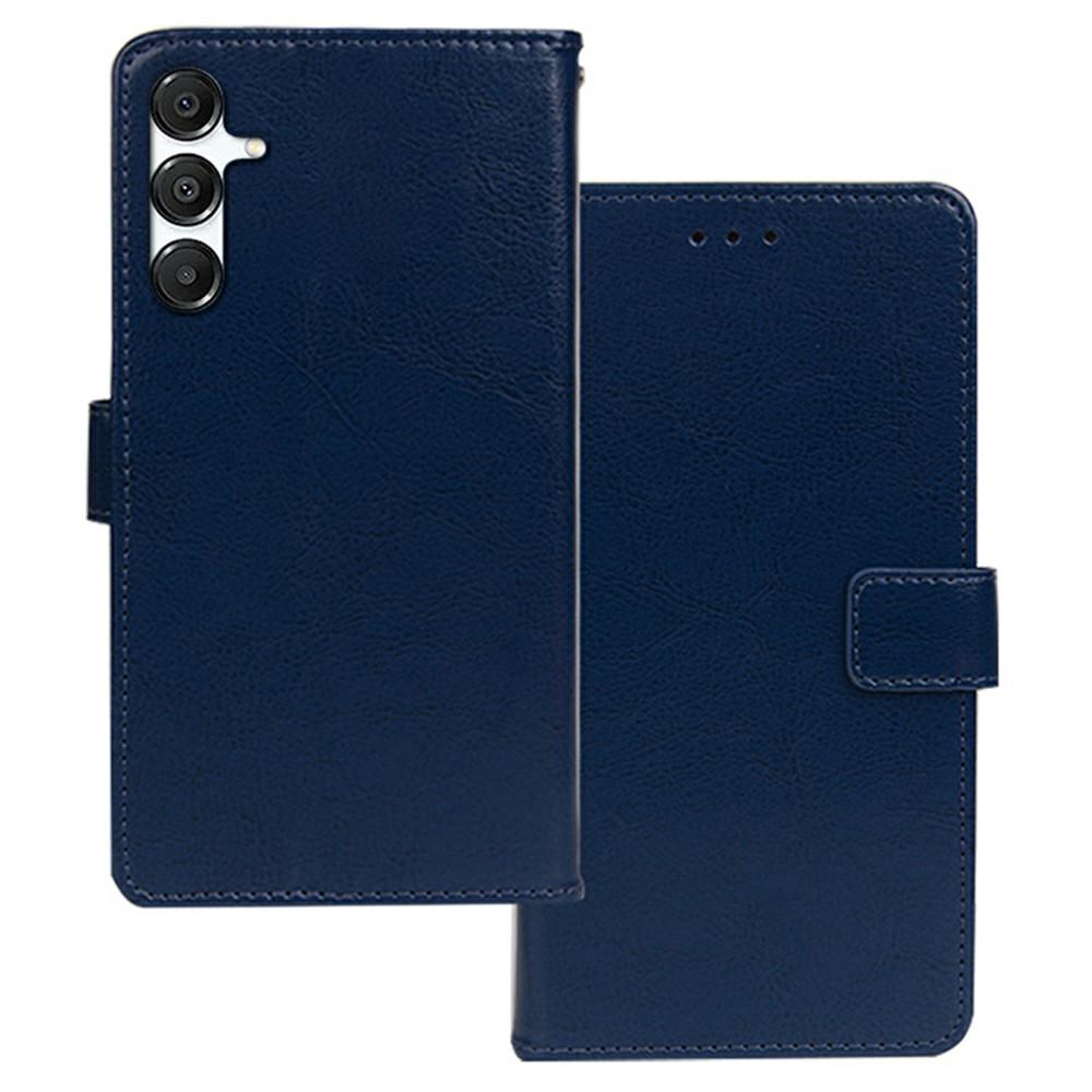 IDEWEI For Samsung Galaxy S26+ Case Wallet Leather Phone Cover Crazy Horse Texture