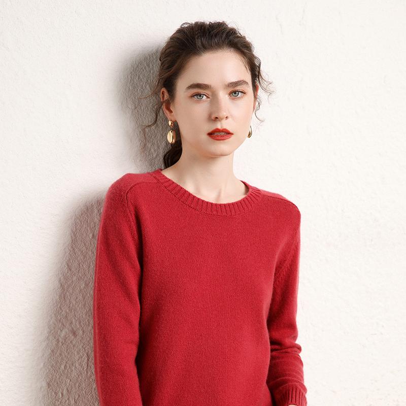 Женский кашемировый свитер Qinghe кашемир 100% кашемир, женский осенне-зимний кашемировый свитер, мягкий и теплый