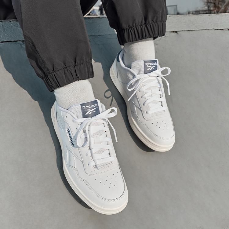 Reebok Кроссовки унисекс Court Advance White Blue Slate Cloud-White Vector- Navy 100074281