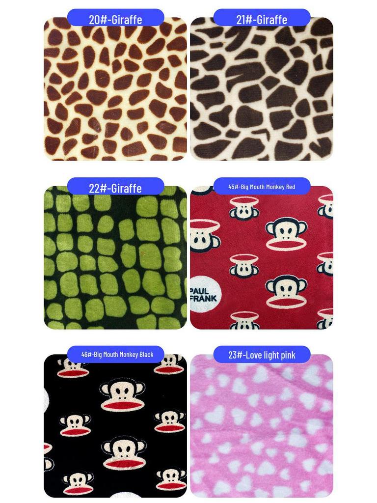 Ультрамягкая фланель с кристаллическим принтом и узорами в виде леопарда, тигра, коровы, жирафа, пятнистой собаки и черепахи, короткая плюшевая ткань.