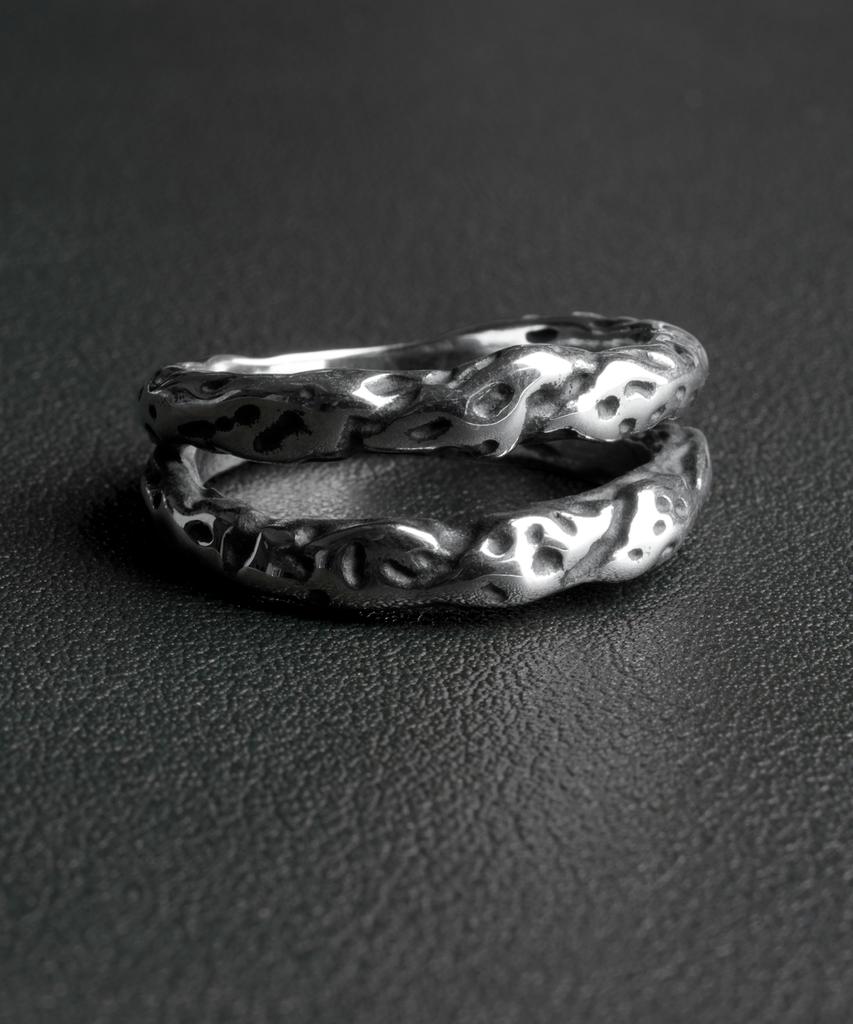 Кольцо с крестом Seoul Distressed Rock