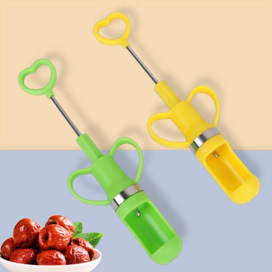 1/2 шт., инструмент для удаления косточек из нержавеющей стали для вишневых и оливковых косточек для легкого удаления косточек, многофункциональный инструмент для удаления фруктовых камней