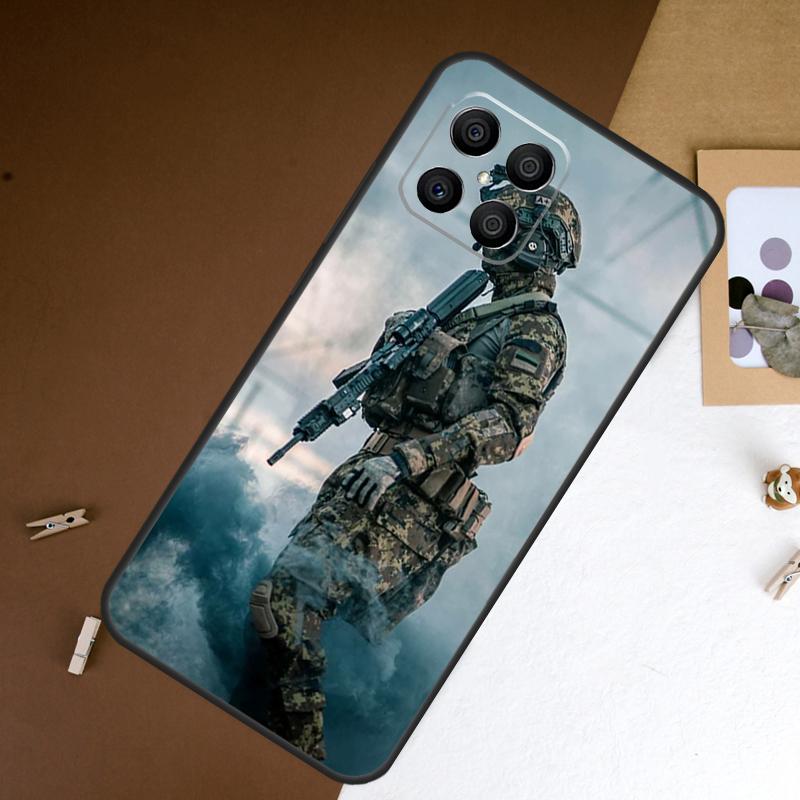 Тактический Чехол для Телефона с Рисунком Swat Gear Для Honor 90 Lite 50 70 Magic 5 6 Pro 8X X6 X7 X8 X9 X8a X7a X6a X9b X9a