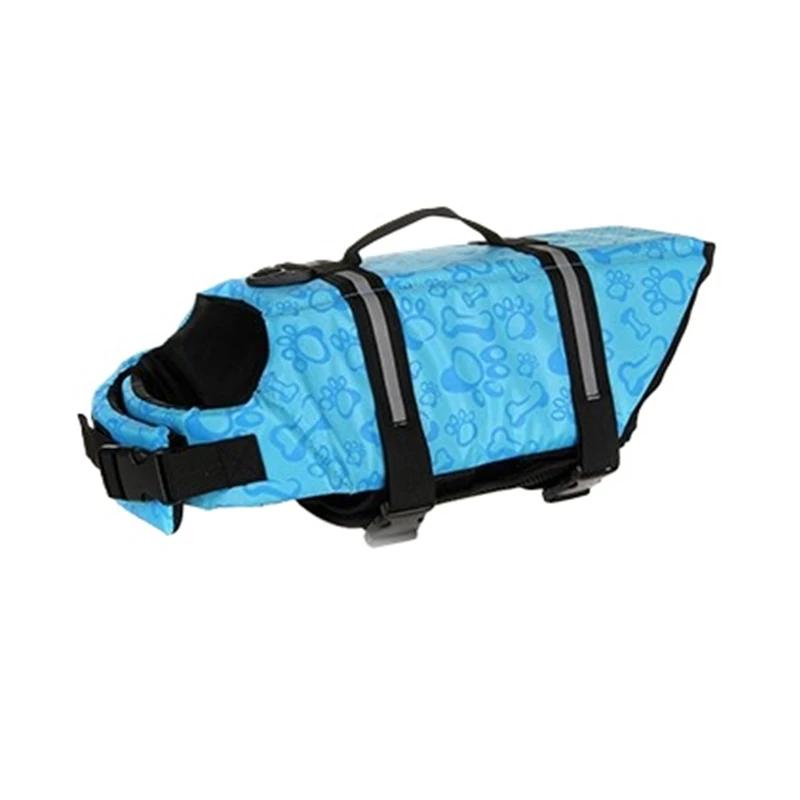 Summer Dog Life Jacket Reflective Adjustable Large Dogs Swimwear Safety Vest Surfing Sailboat Enhanced Buoyancy Pet Lifejackets