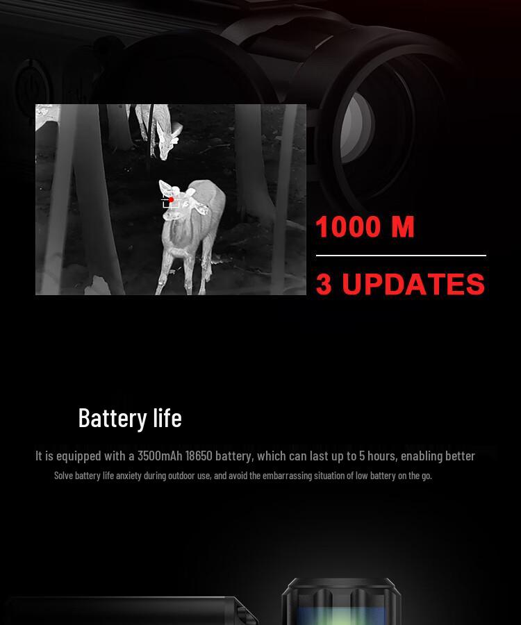 SYTONG AM06-35LRF Тепловизионный прицел с дальномером и HD-инфракрасным ночным видением