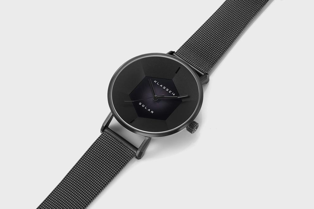 KLASSE14 VOLARE SOLAR WVS22BK002M Мужские Черные Часы